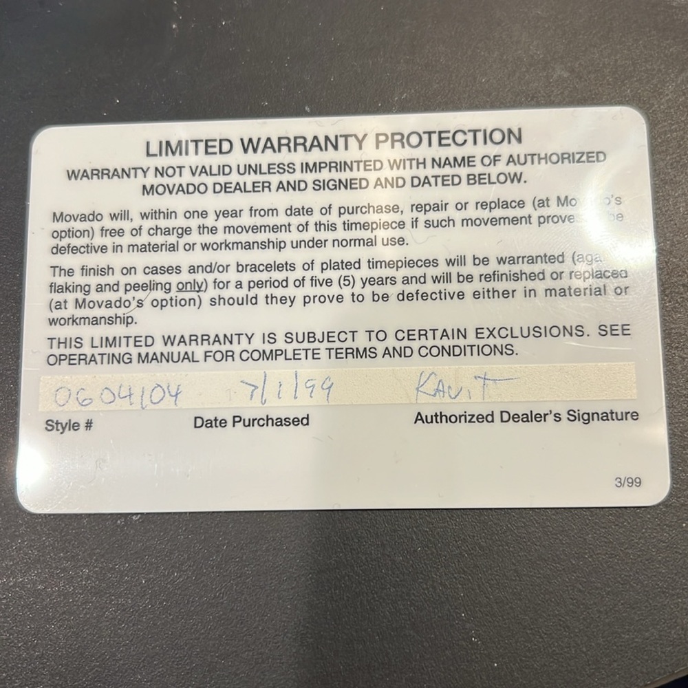 Movado Lancy watch - Picture 3 of 9